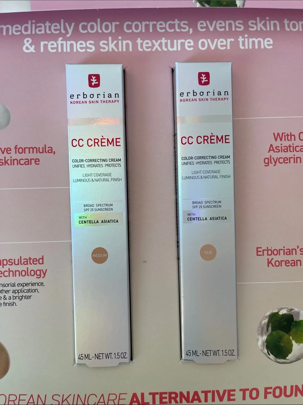 Erborian CC Crème Lightweight Concealer - Pink Packaging